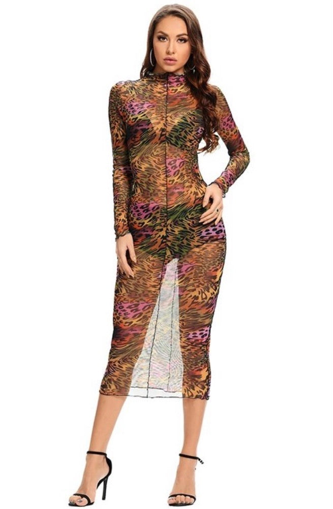 Posh Leopard Dress