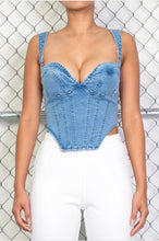 Load image into Gallery viewer, Denim Lover Bustier
