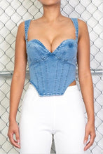 Load image into Gallery viewer, Denim Lover Bustier

